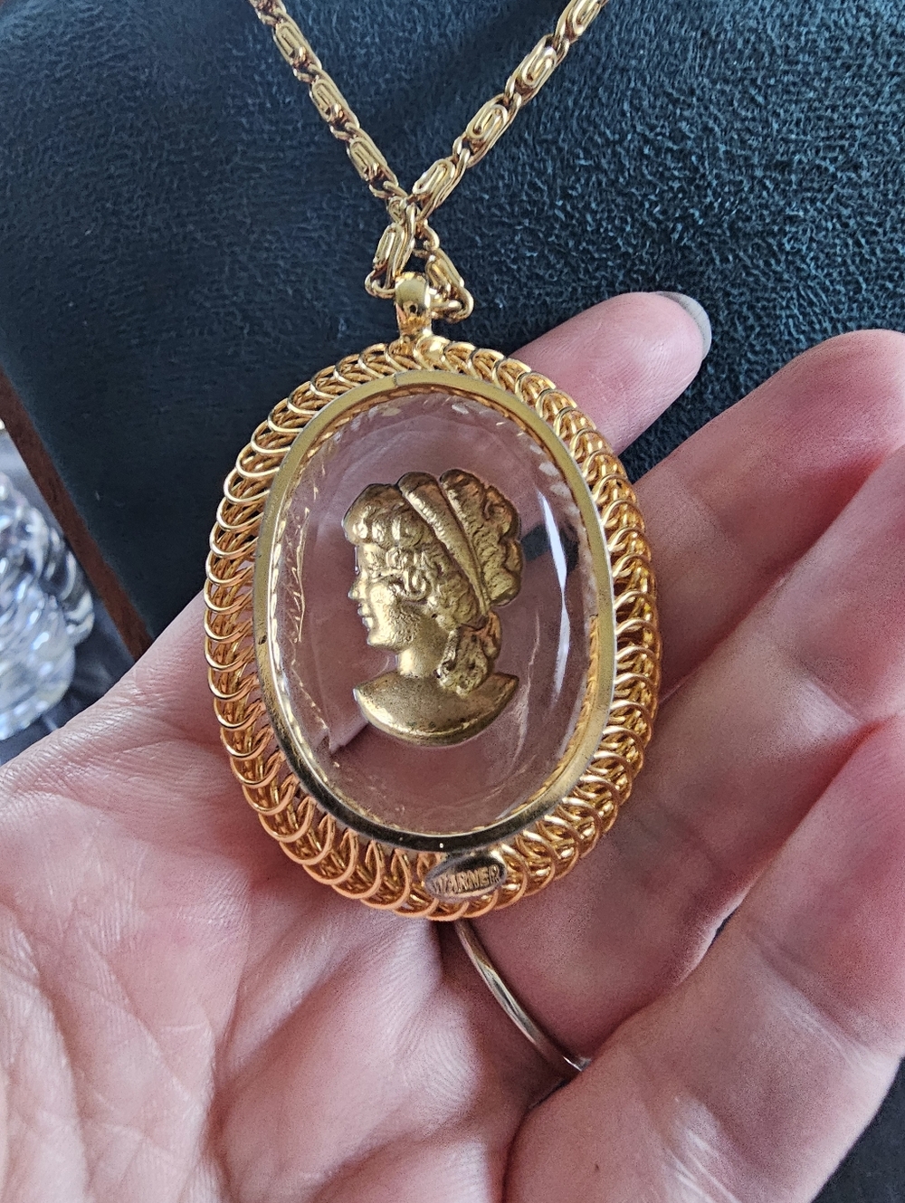 Vintage Cameo Necklace - Picture 4 of 6
